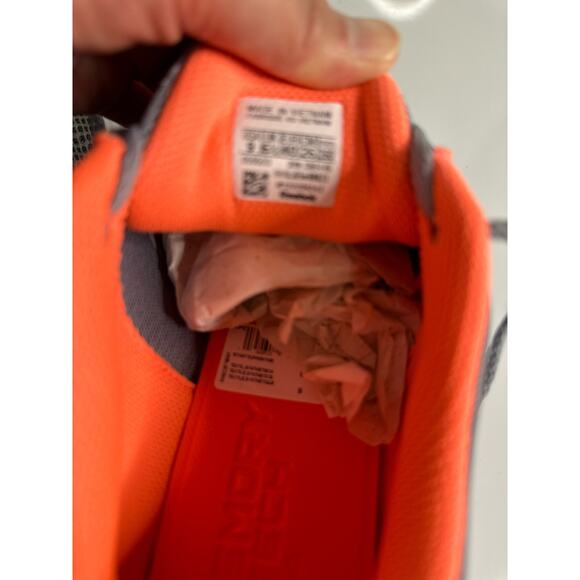 Reebok Gray and Orange Women's Sneakers - Picture 4 of 11